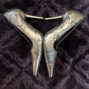 EUC Pulse Snakeskin High Heels